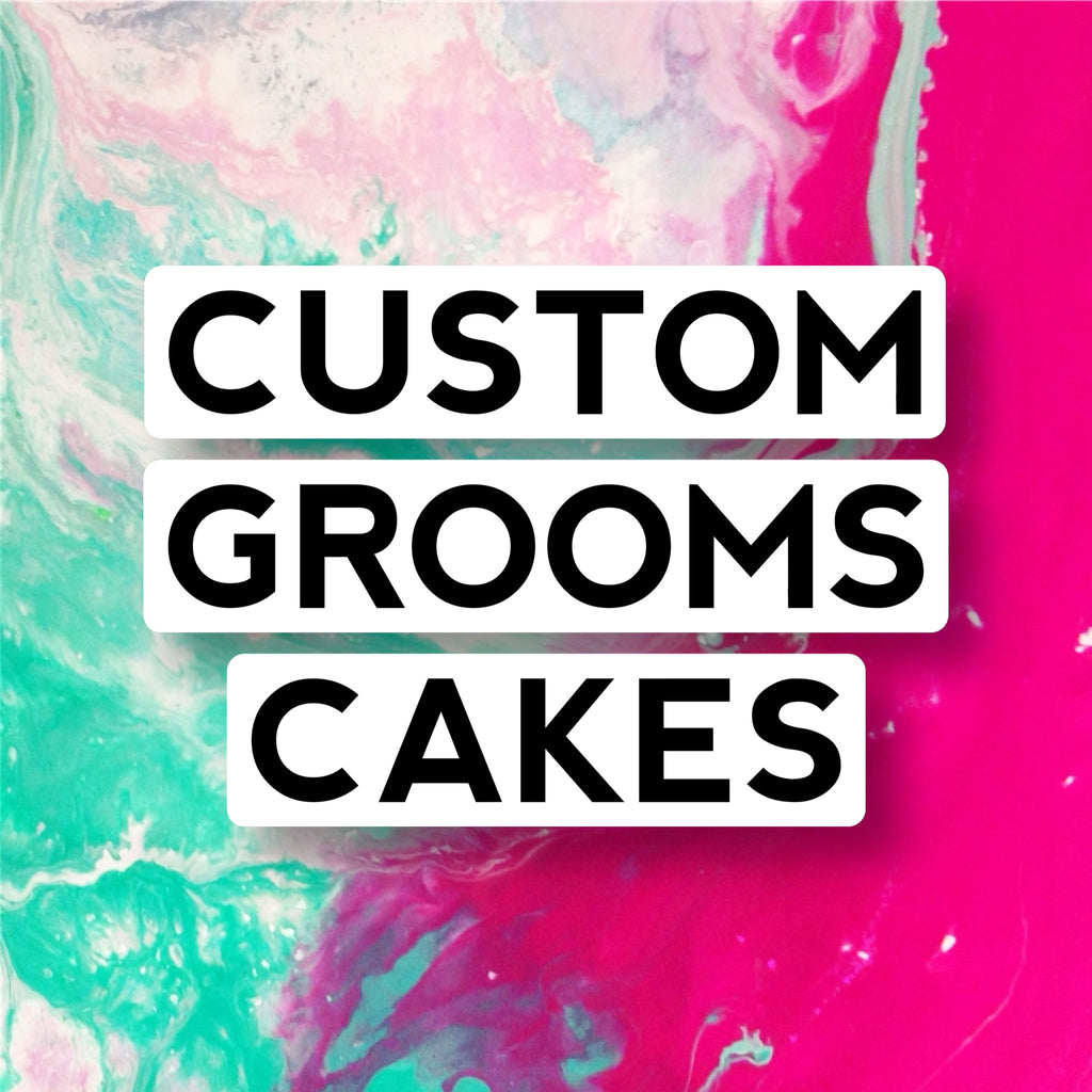 Custom Grooms Cakes