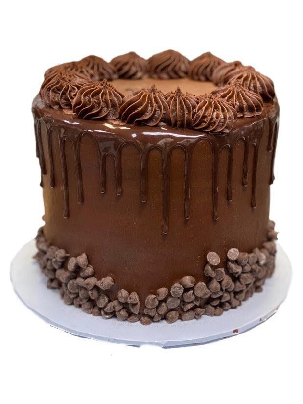 Signature Chocolate Ganache Drip Cake - That's The Cake Bakery