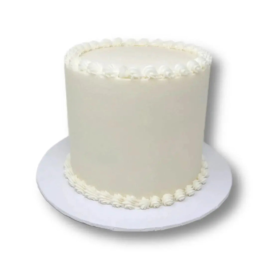 Next Day: Simple Smooth Cake with Border That's The Cake Bakery