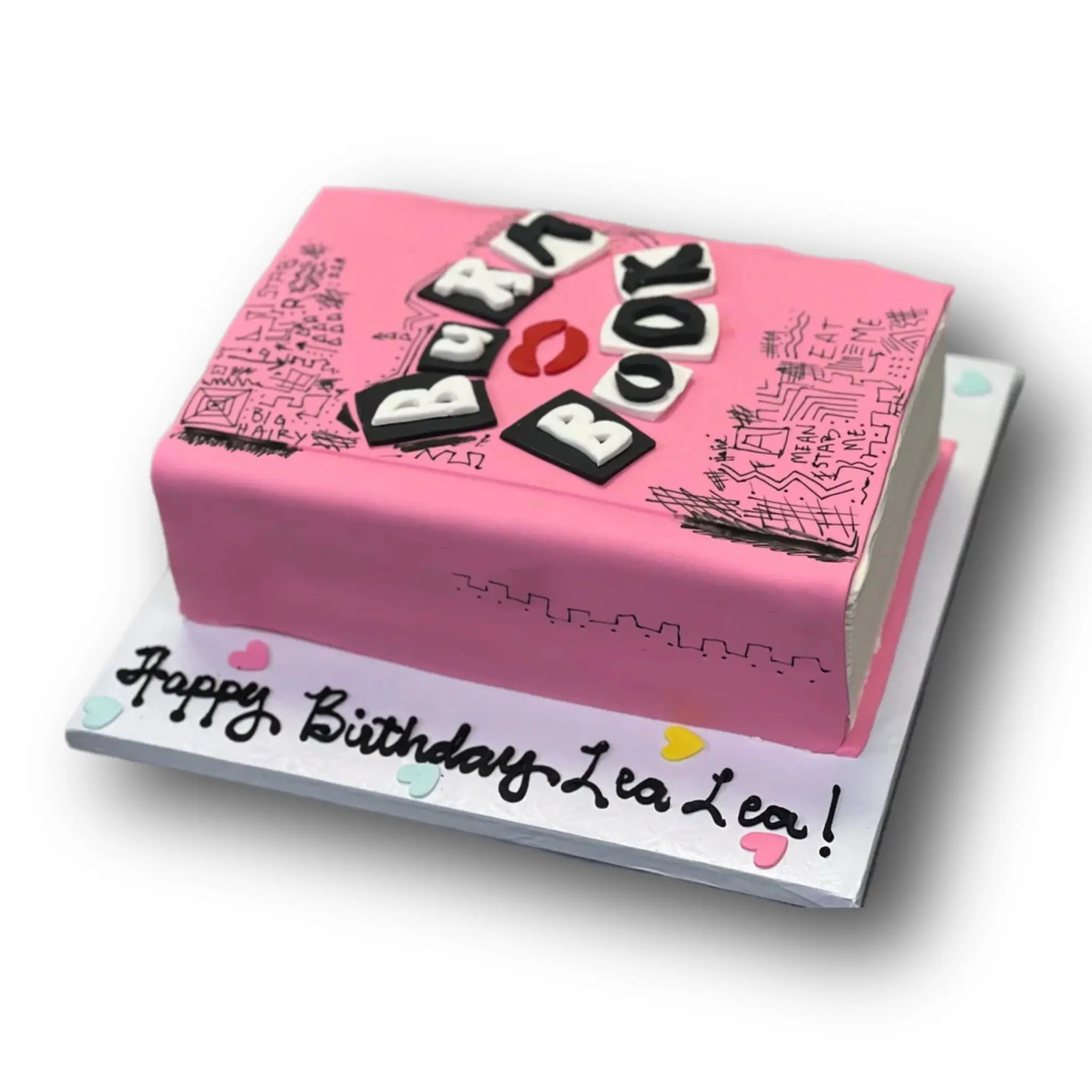 Burn Book Cake That's The Cake Bakery