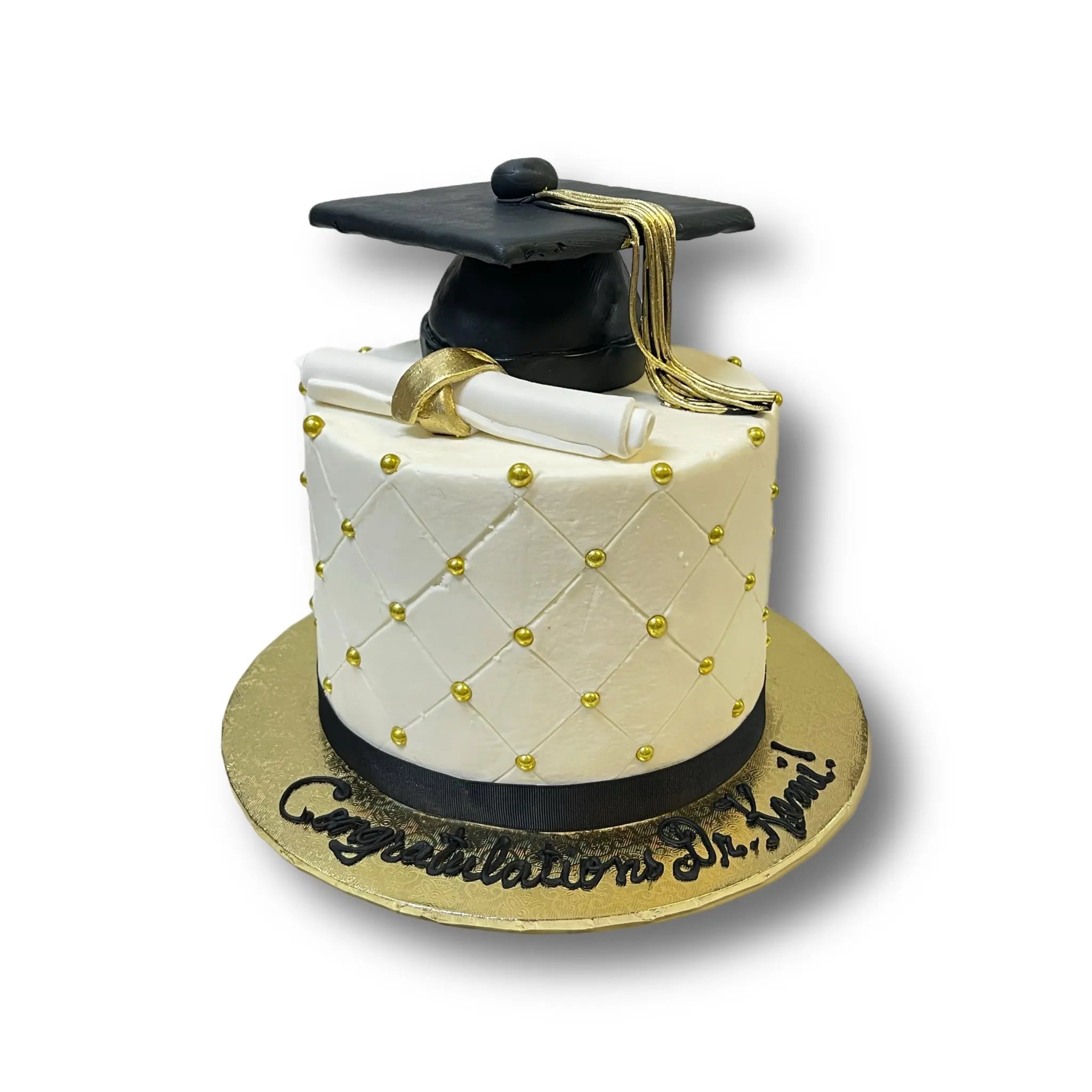 Simple & Classy Graduation Cake That's The Cake Bakery
