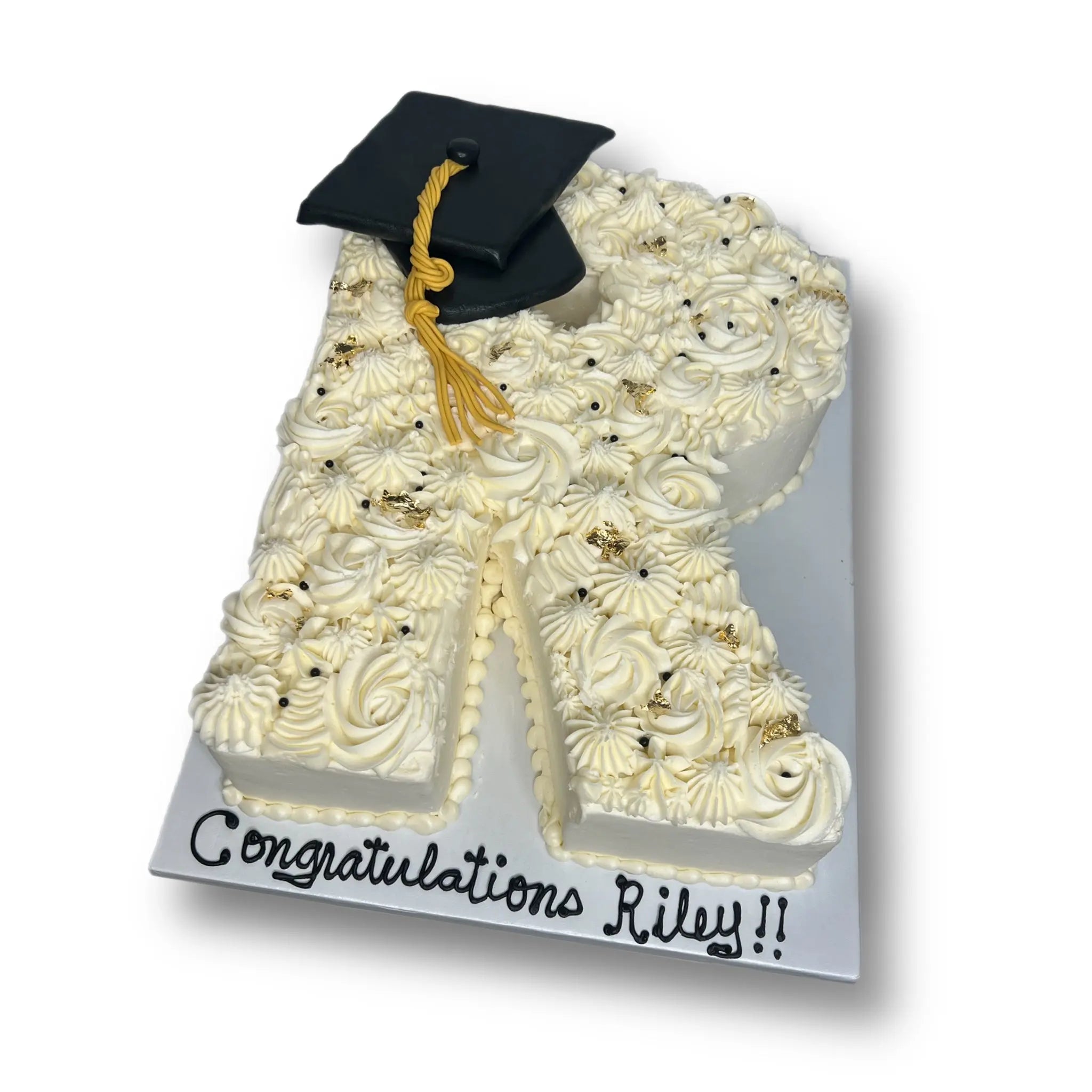 Letter Graduation Cake That's The Cake Bakery