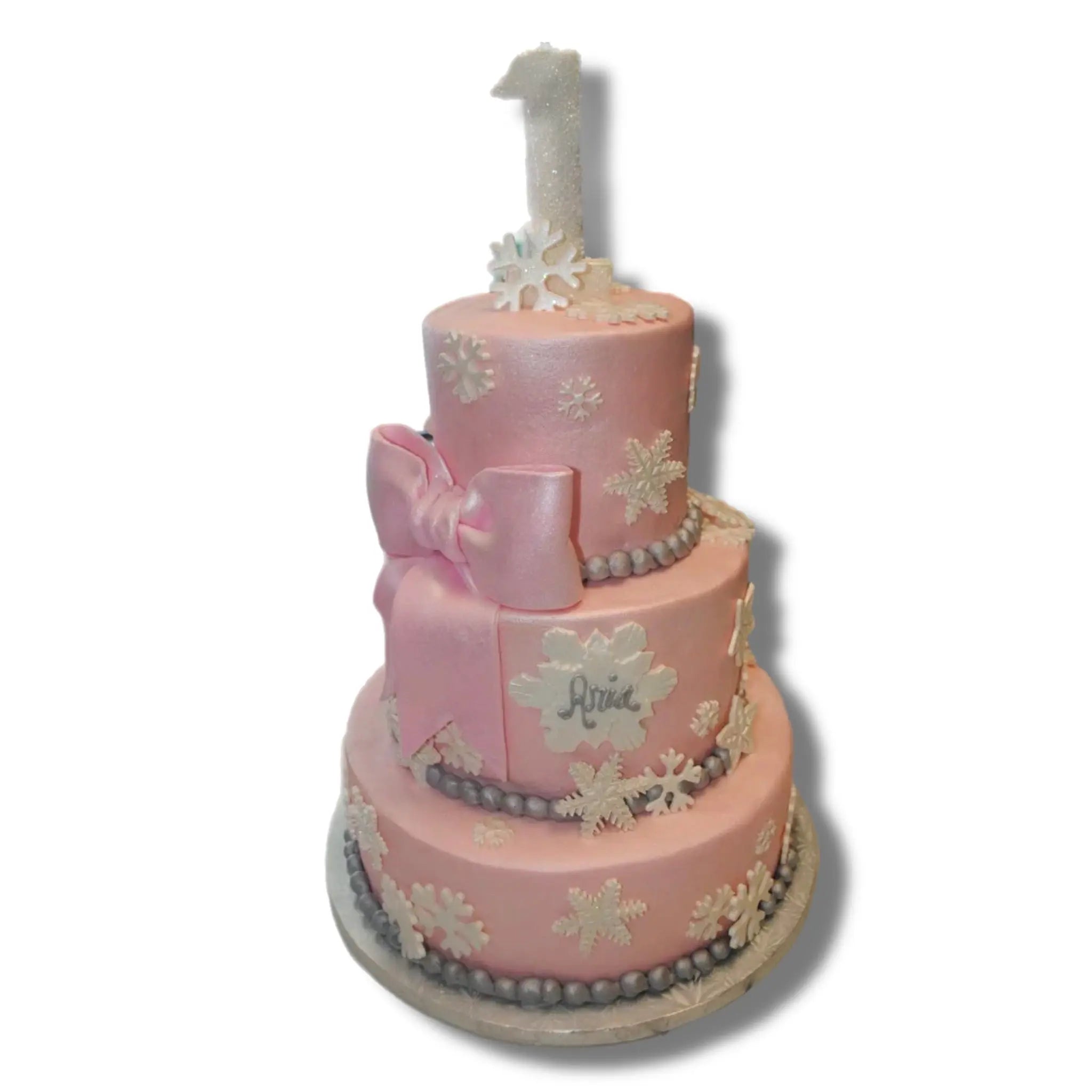Pink Glittery Winter That's The Cake Bakery
