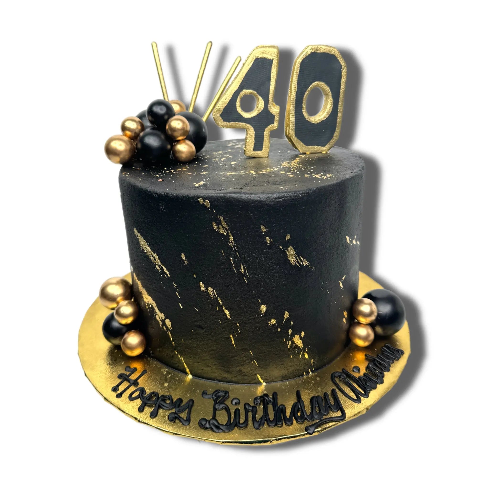 Abstract Metallic Cake That's The Cake Bakery