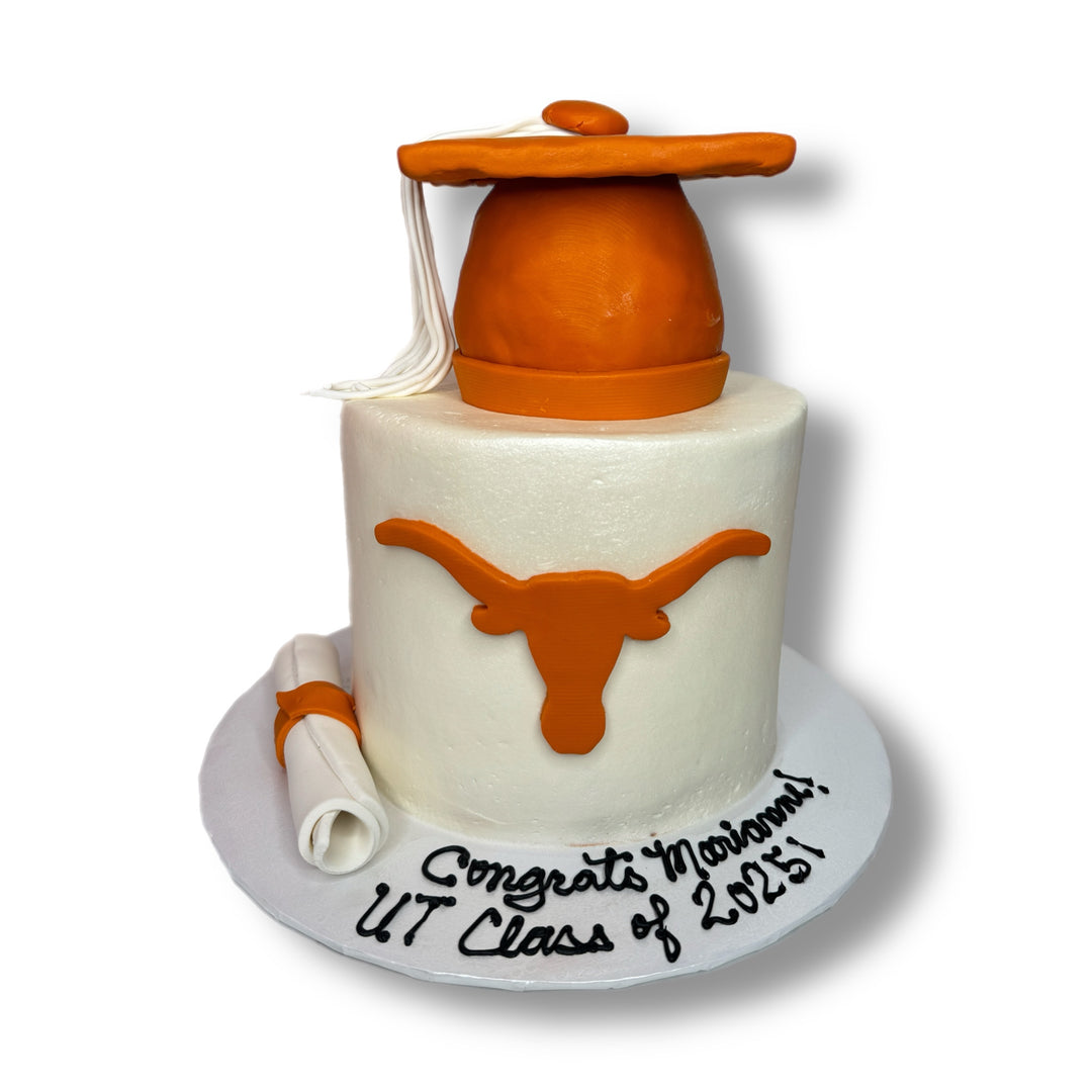 University of Texas at Austin Graduation Cake