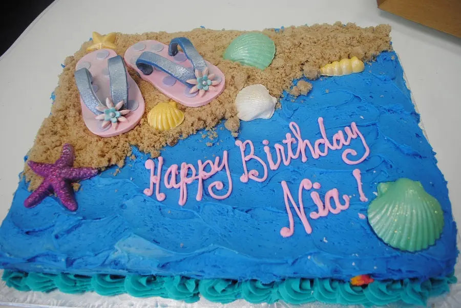 Beachgoer Birthday Cake That's The Cake Bakery