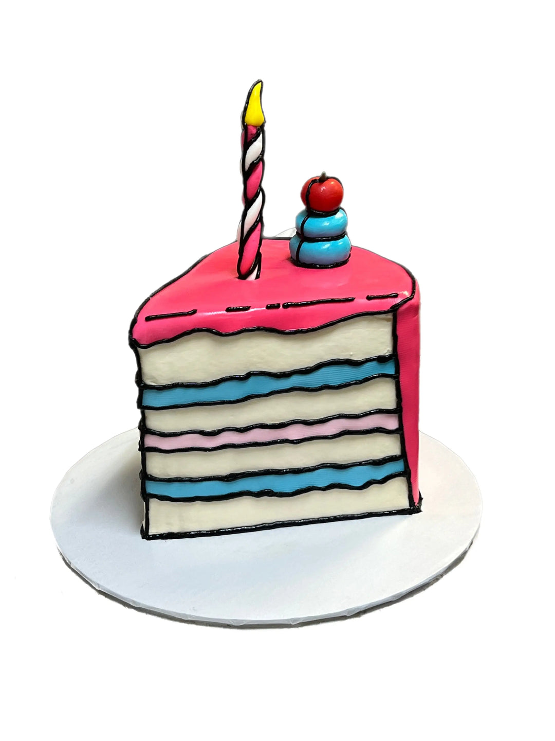 Cartoon Cake Slice (3D) That's The Cake Bakery