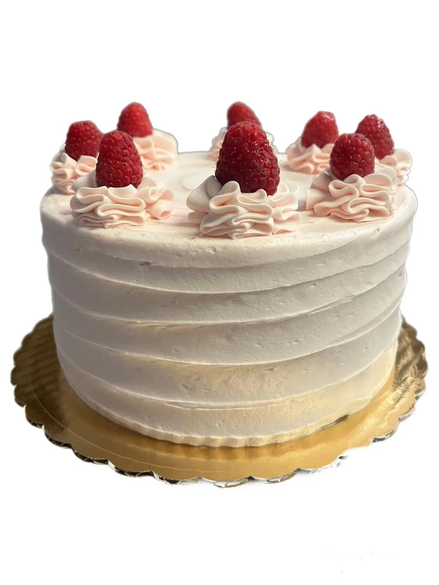 Signature White Chocolate Raspberry Cake That's The Cake Bakery