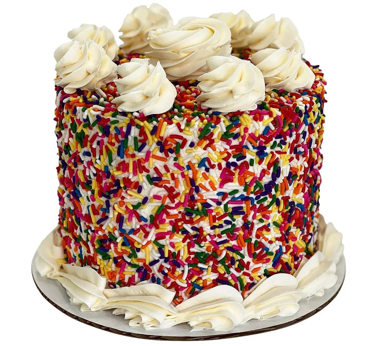 Sprinkles Cake with Buttercream That's The Cake Bakery