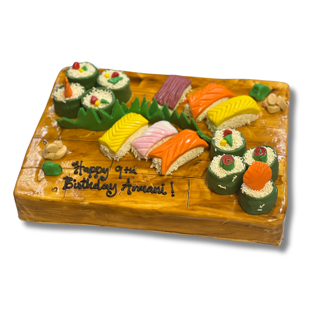 Sushi Board Cake