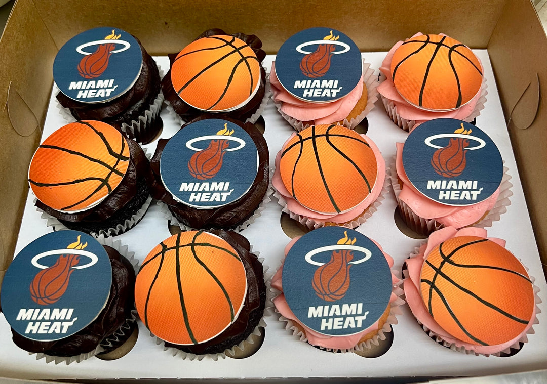 Basketball Cupcakes