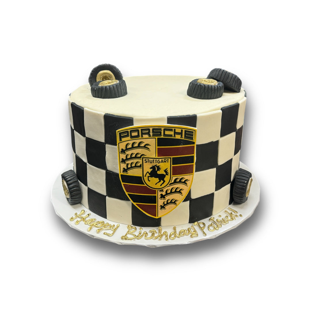 Porsche Racing Cake