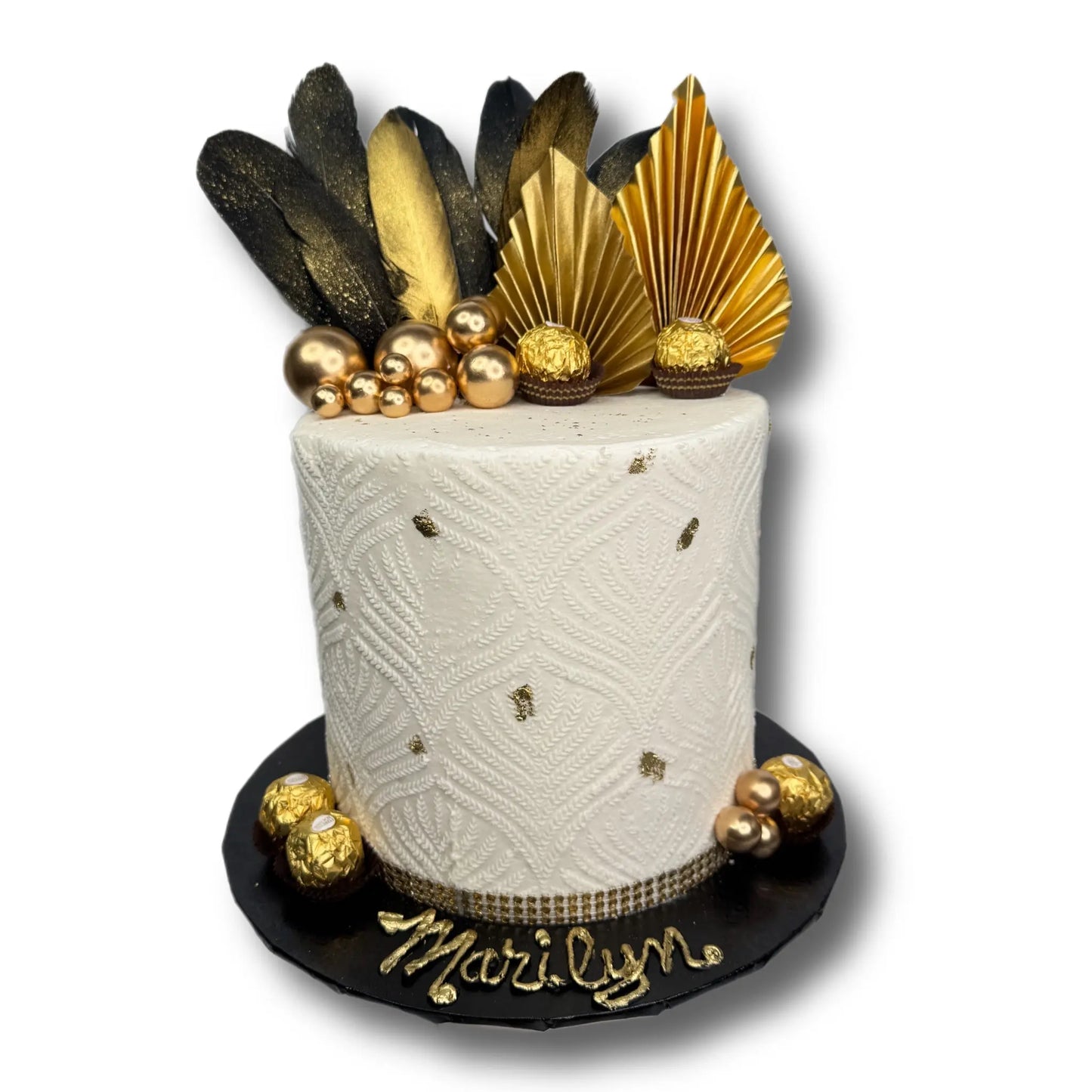 Textured Harvest Golden Birthday That's The Cake Bakery