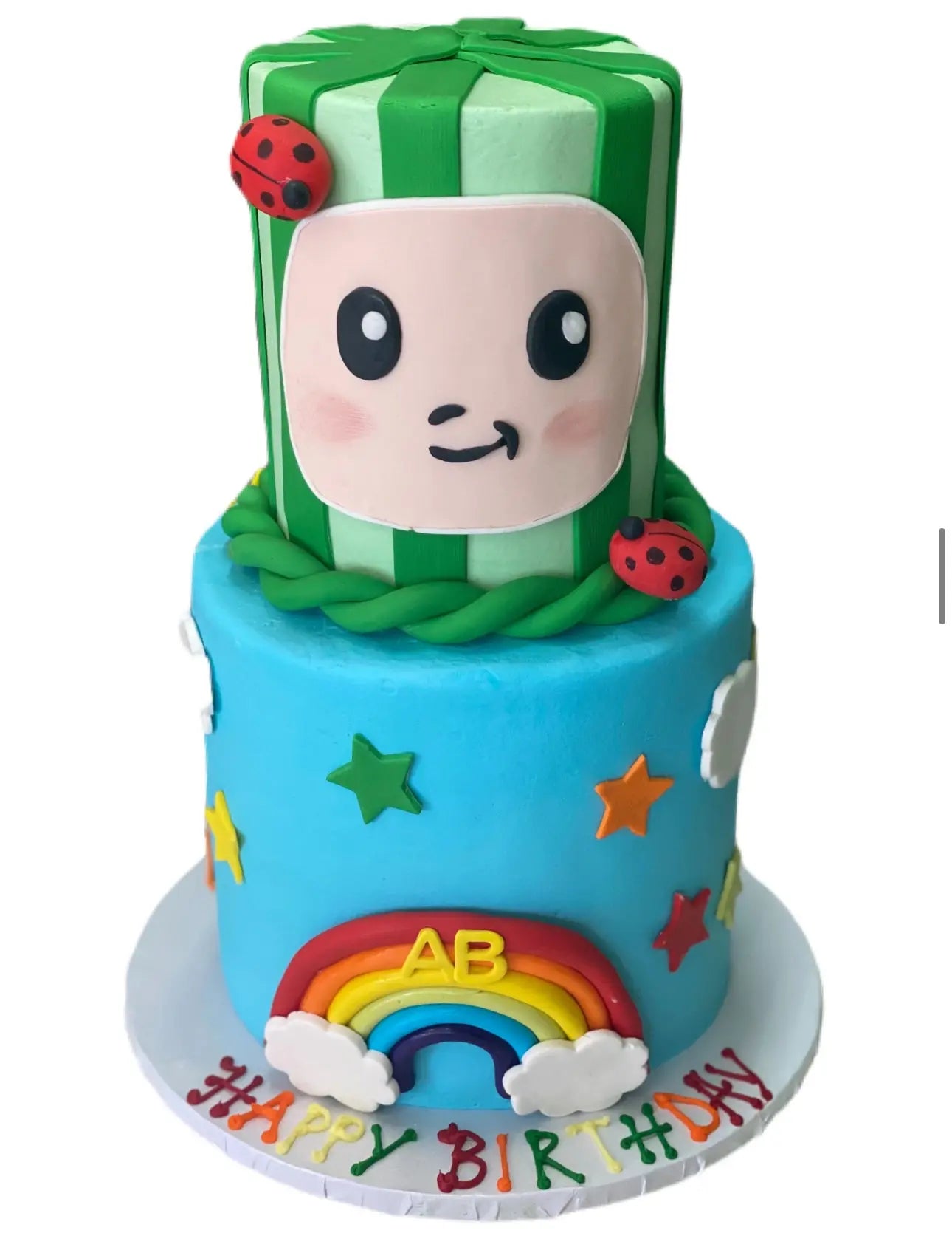 Cocomelon with Rainbow That's The Cake Bakery