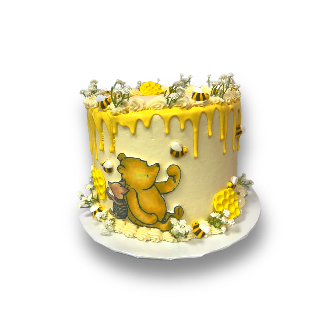 Vintage Winnie The Pooh Drip Cake