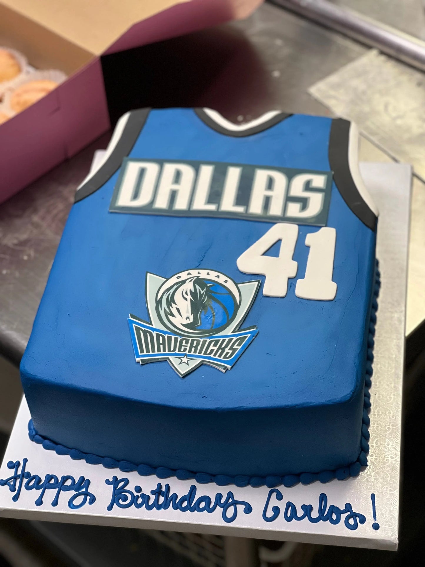 Dallas Mavericks Jersey Cake That's The Cake Bakery