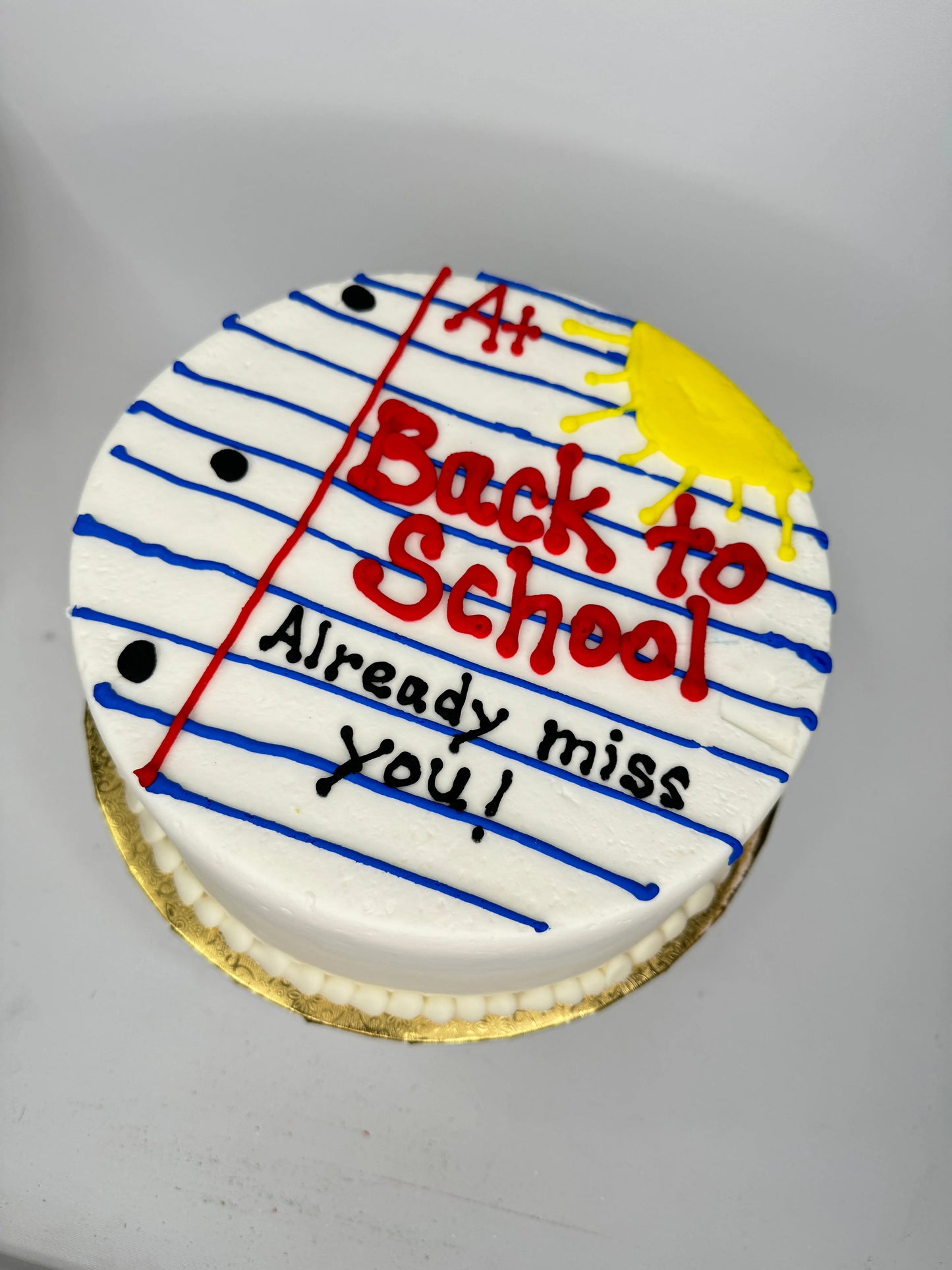 Back to School Cake That's The Cake Bakery
