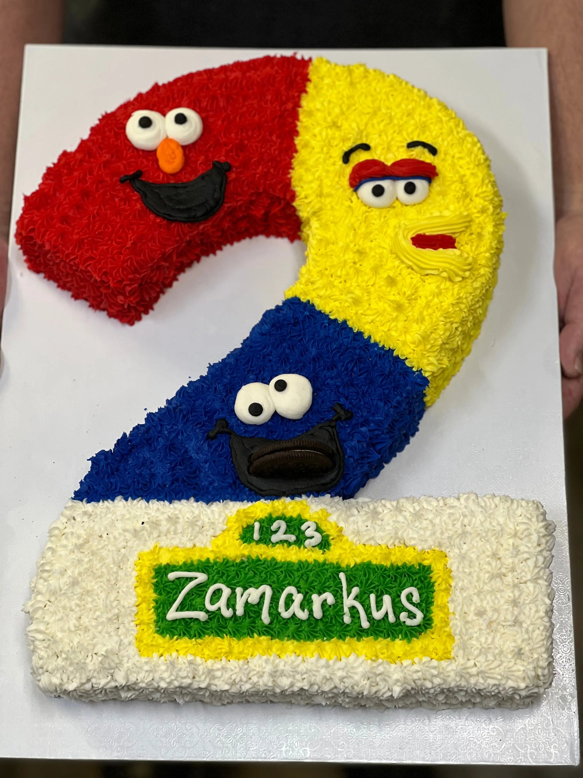 Sesame Street Number Cake That's The Cake Bakery