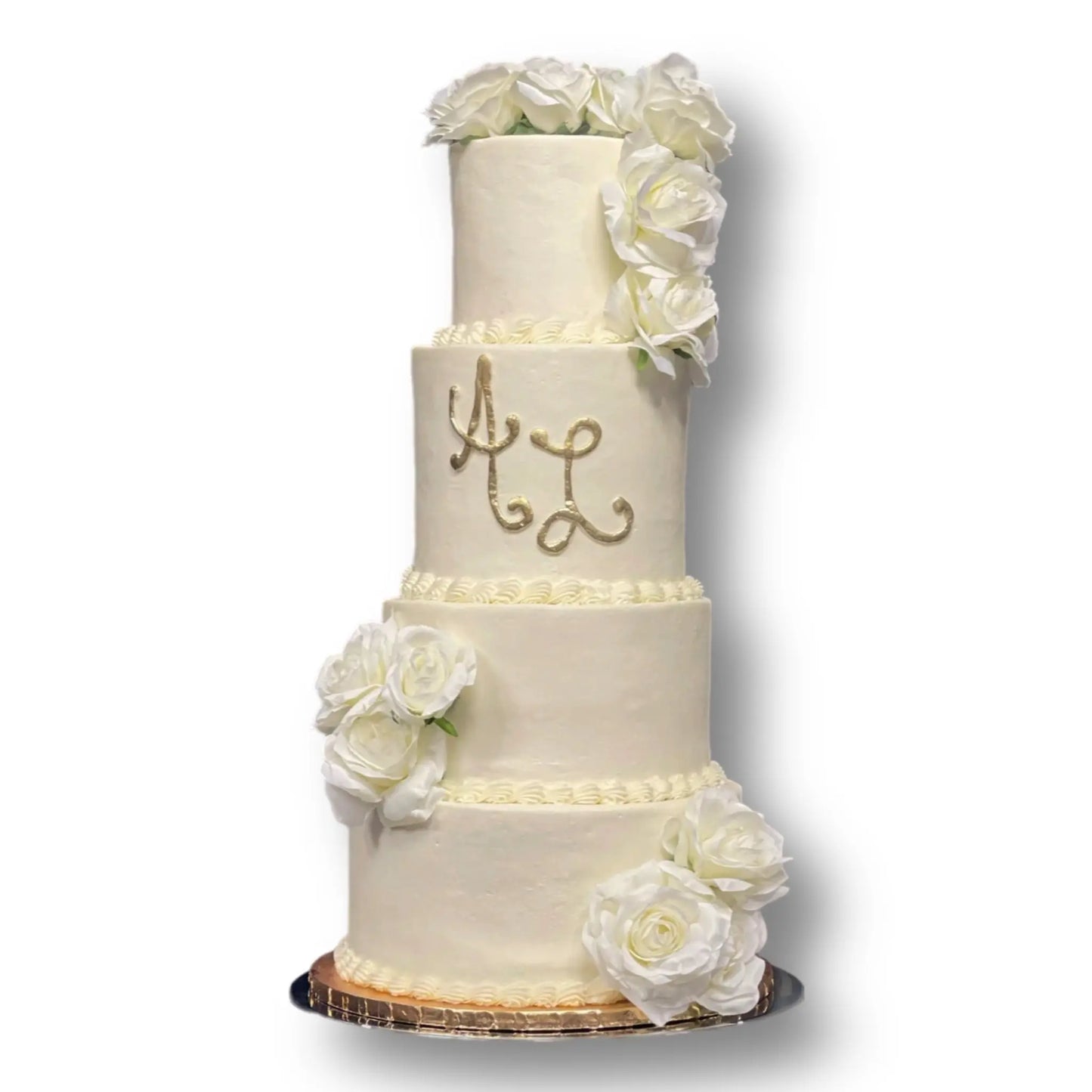 Simple White + Monogram That's The Cake Bakery