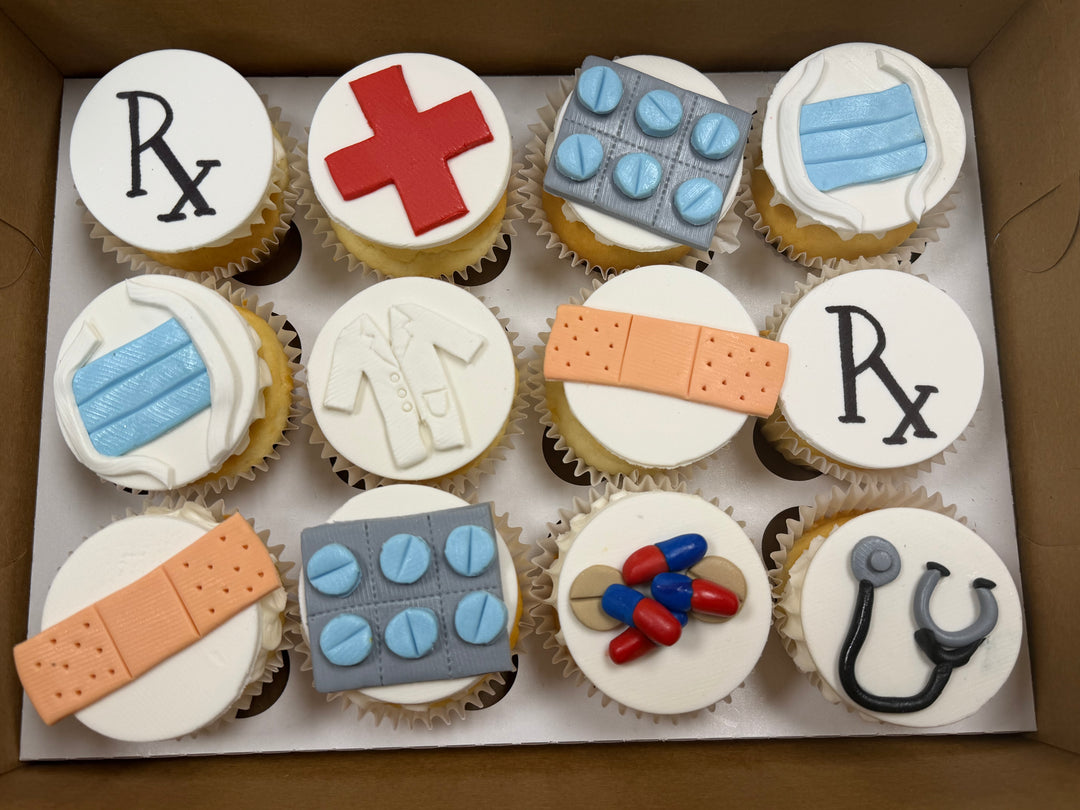 Medical Themed Cupcakes