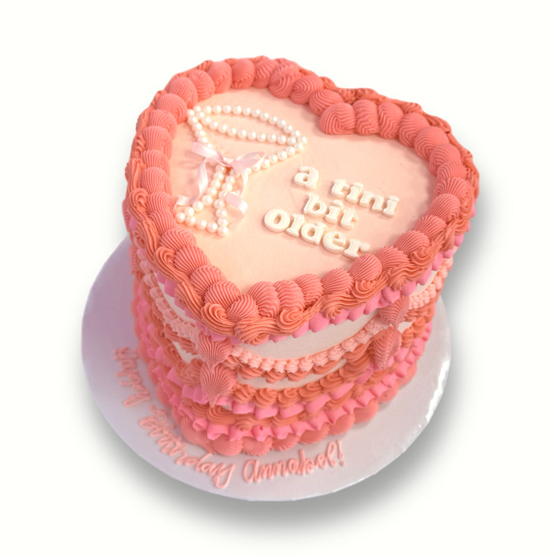Peachy Pink - a tini bit older