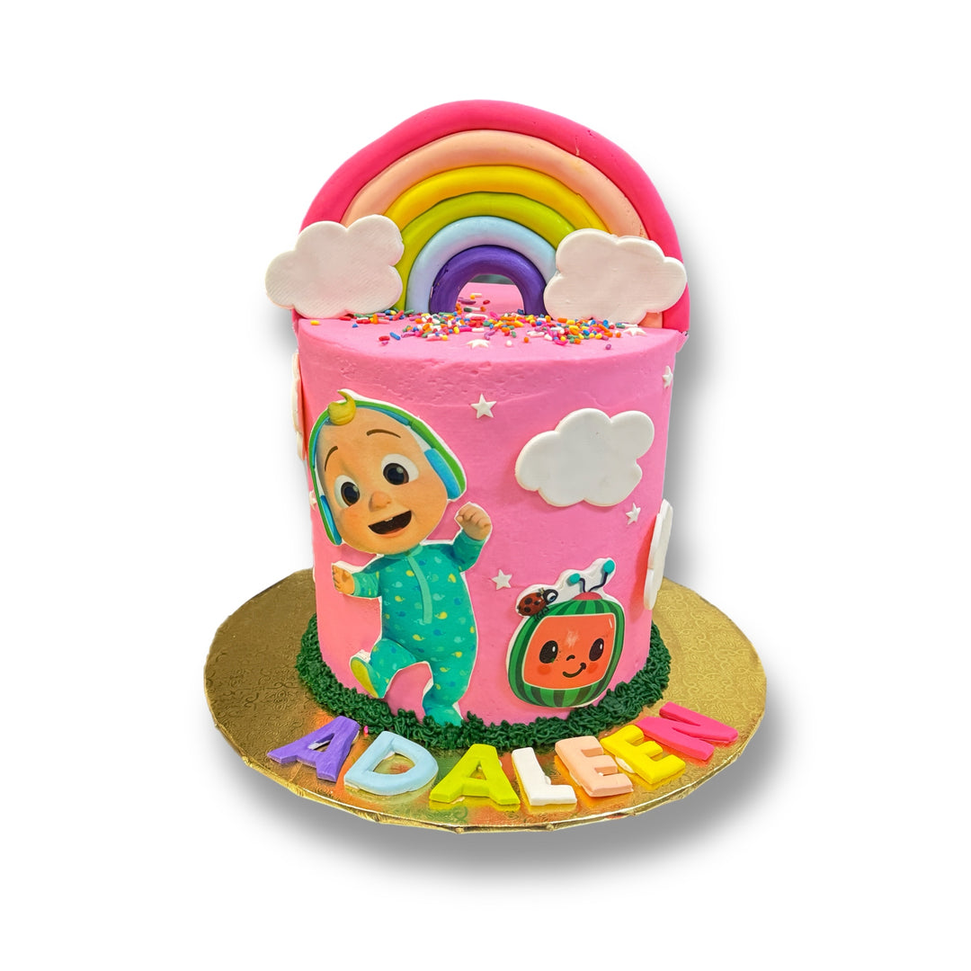 Cocomelon Cake with Rainbow