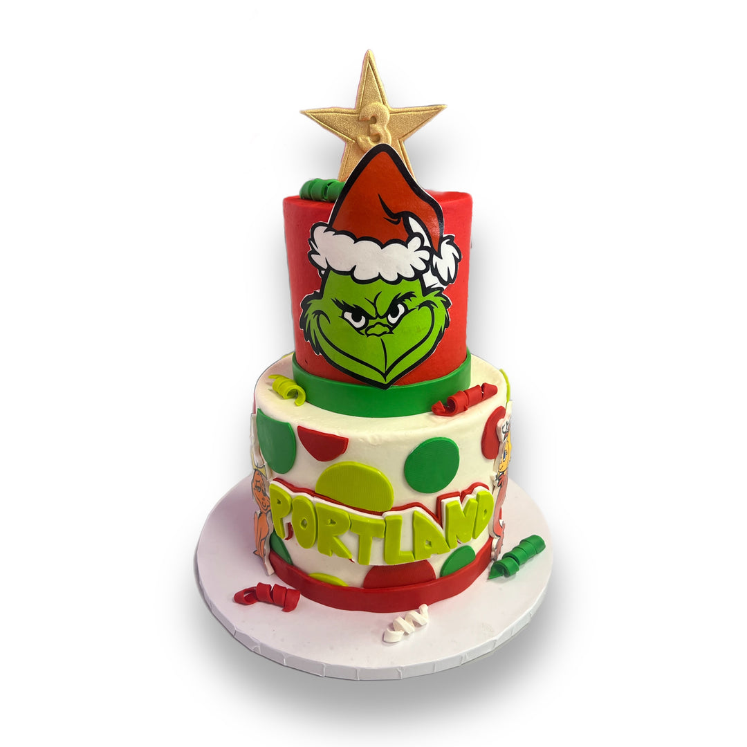 Mr Grinch's Birthday Cake