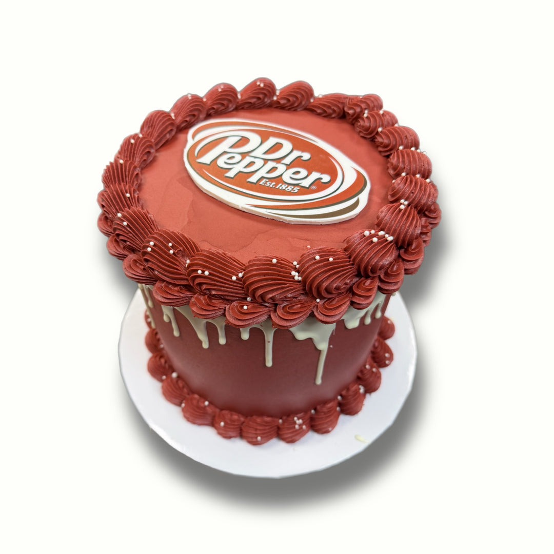 Dr Pepper Birthday Cake