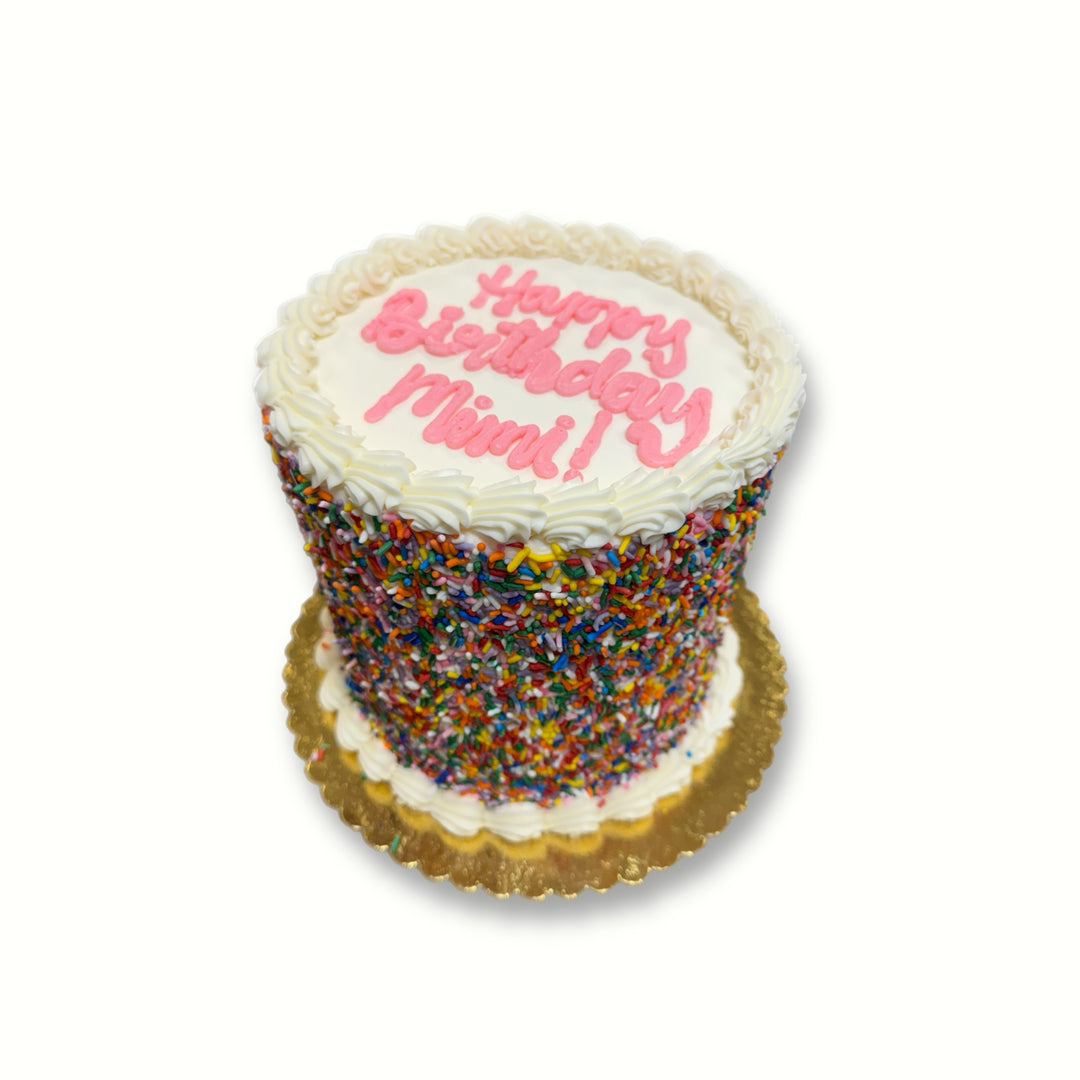 Sprinkle Explosion Cake