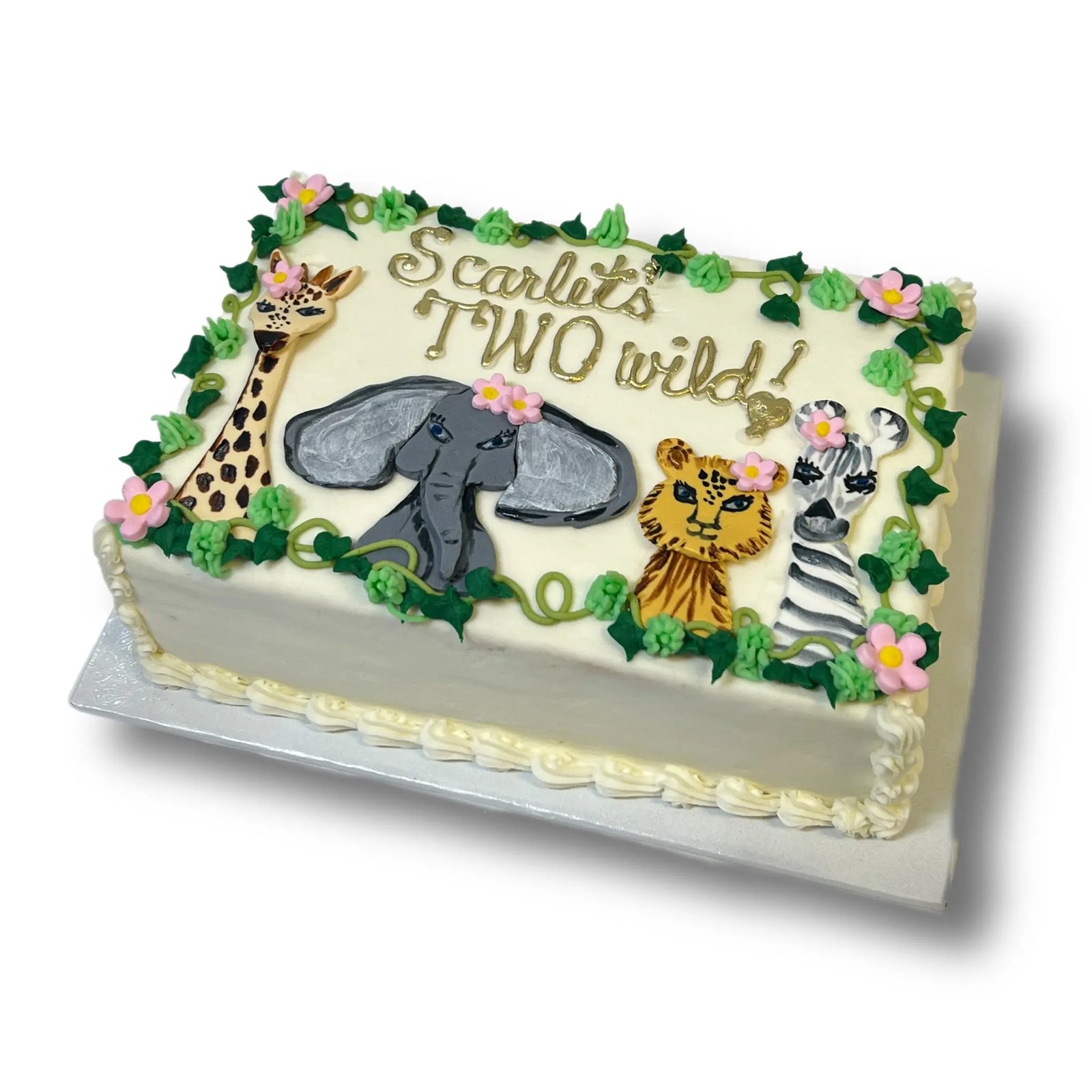 Two Wild Jungle Animals That's The Cake Bakery