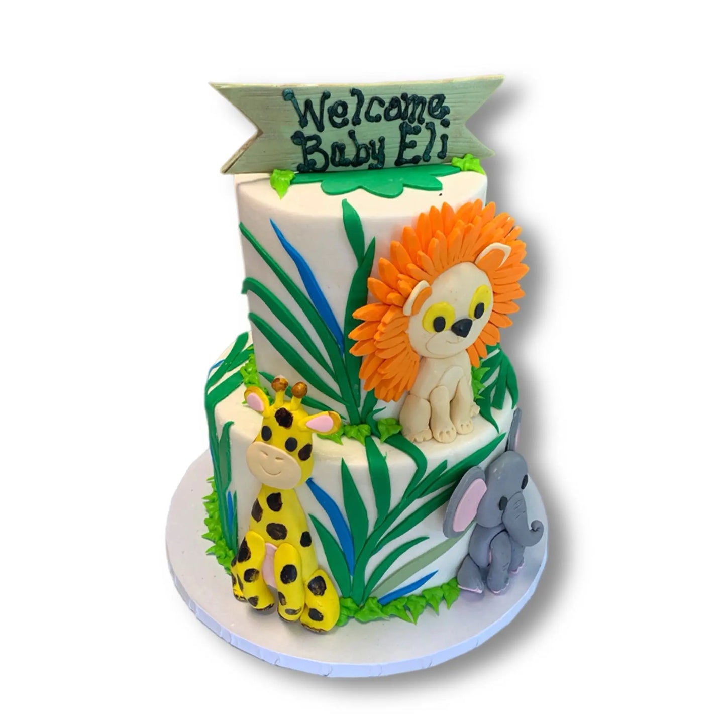 Lions and Giraffe’s Reveal Party That's The Cake Bakery