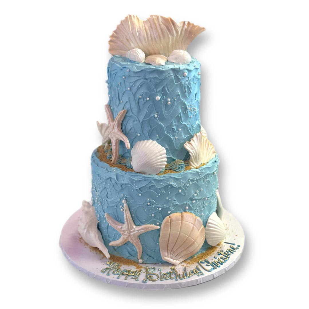 Ocean Beach Theme with Seashells