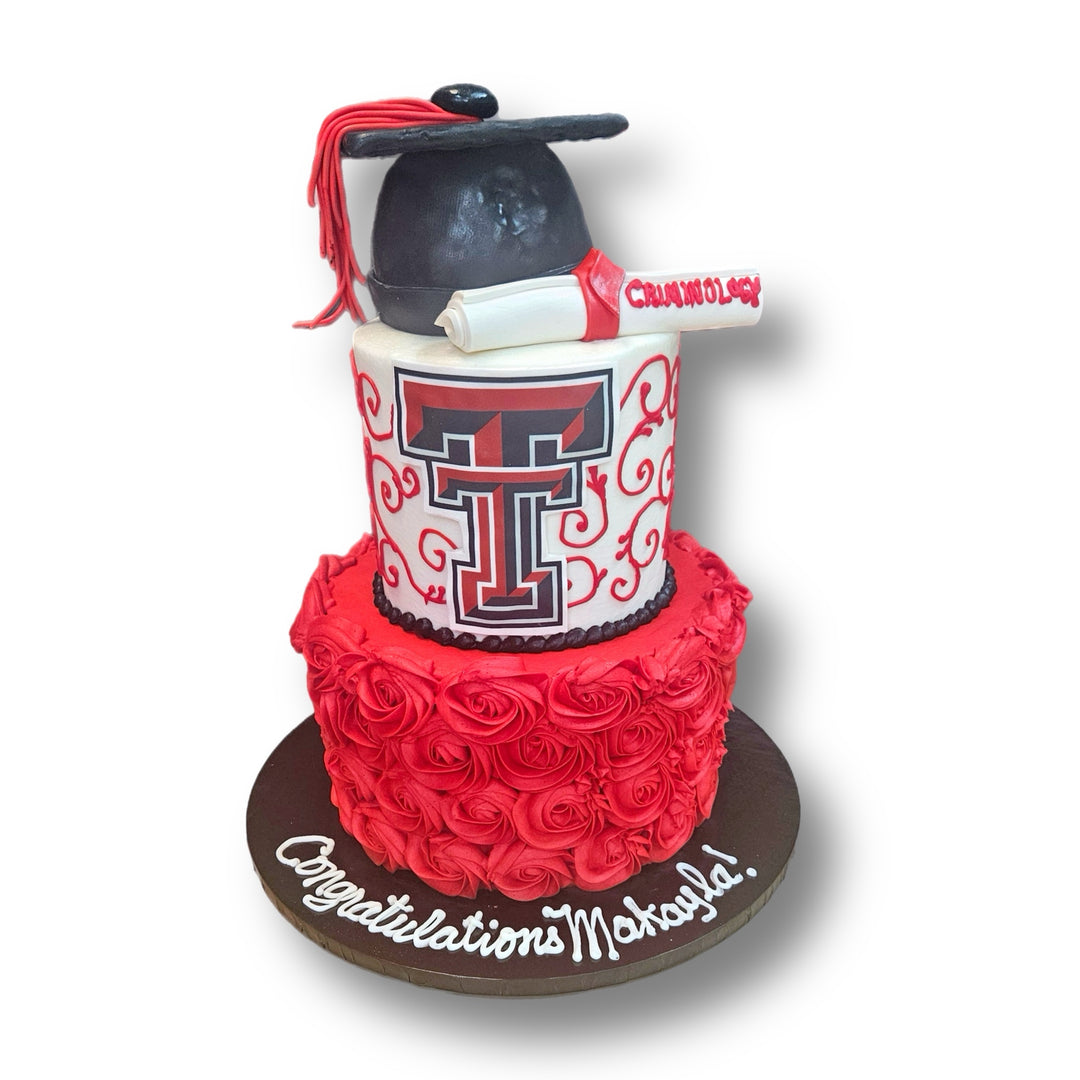 Texas Tech Graduation Cake