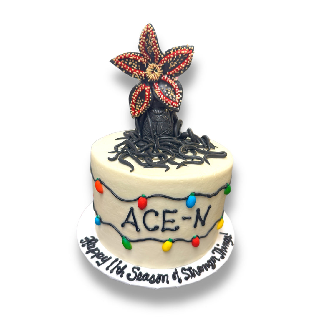 Demogorgon Themed Cake