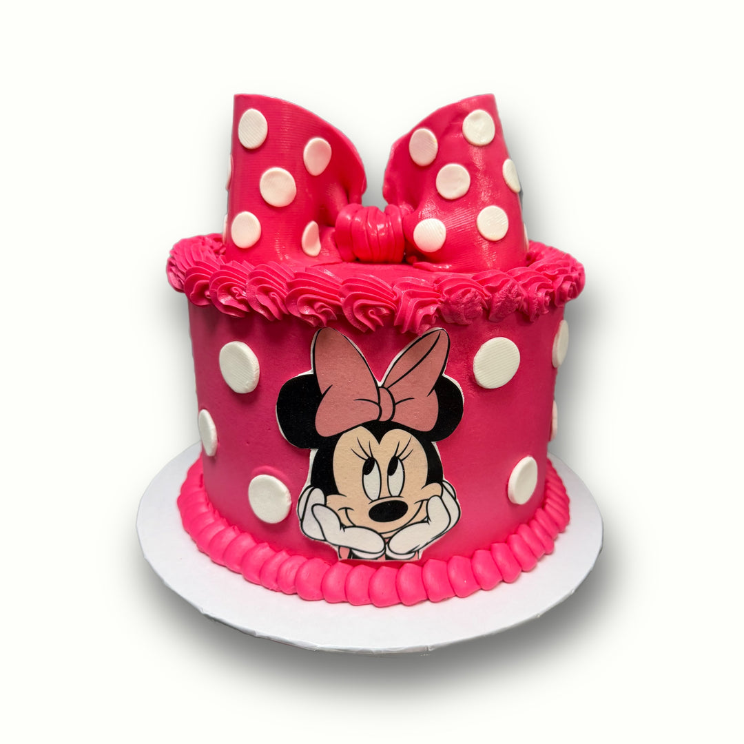 Hot Pink Minnie Mouse Cake