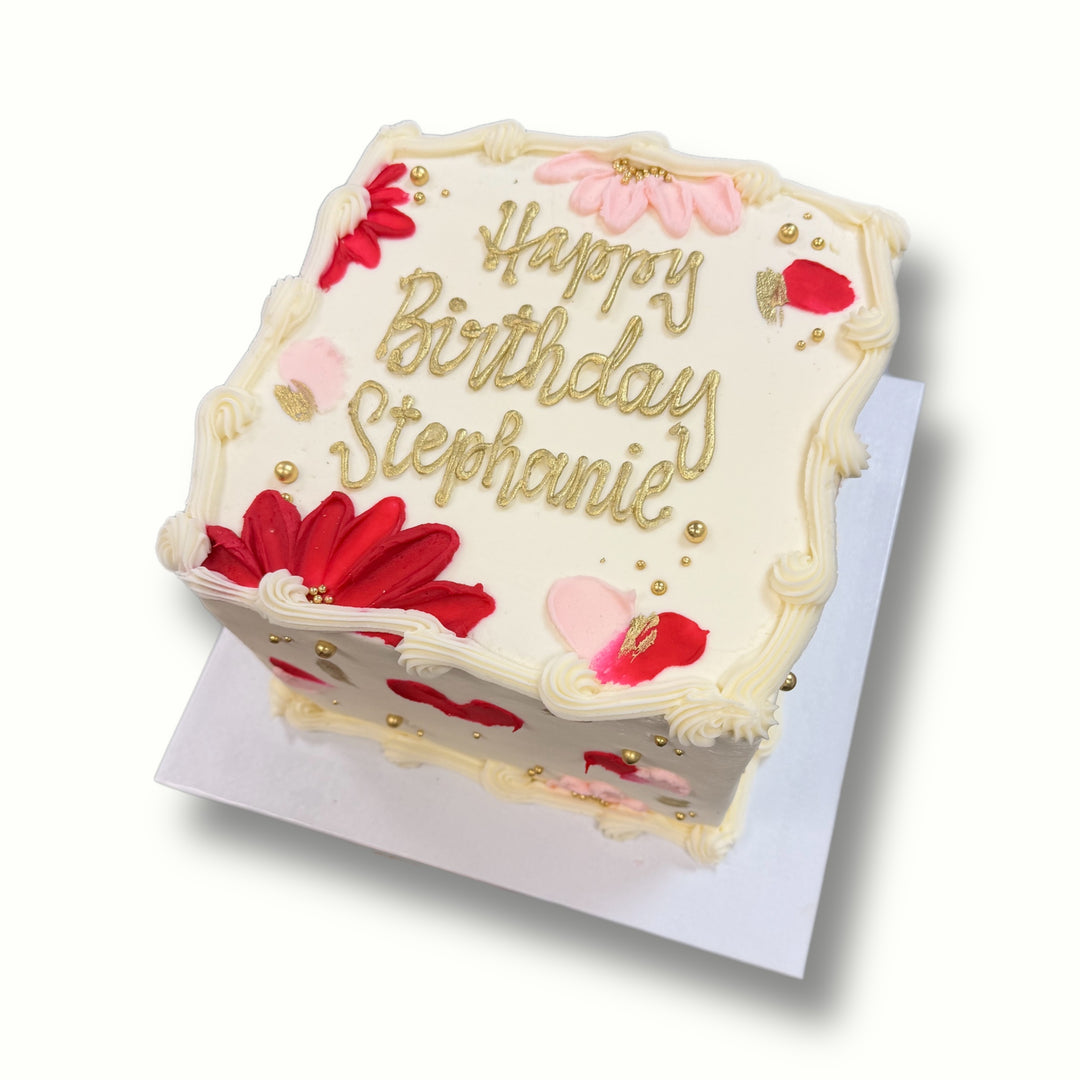 Floral Birthday Cake