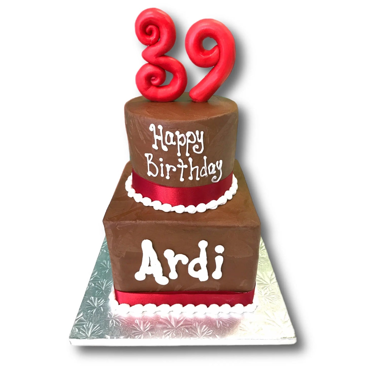 Classic Style 2-Tier Birthday That's The Cake Bakery