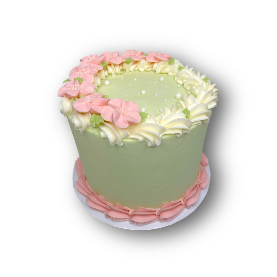 Specialty Buttercream Cake with flowers