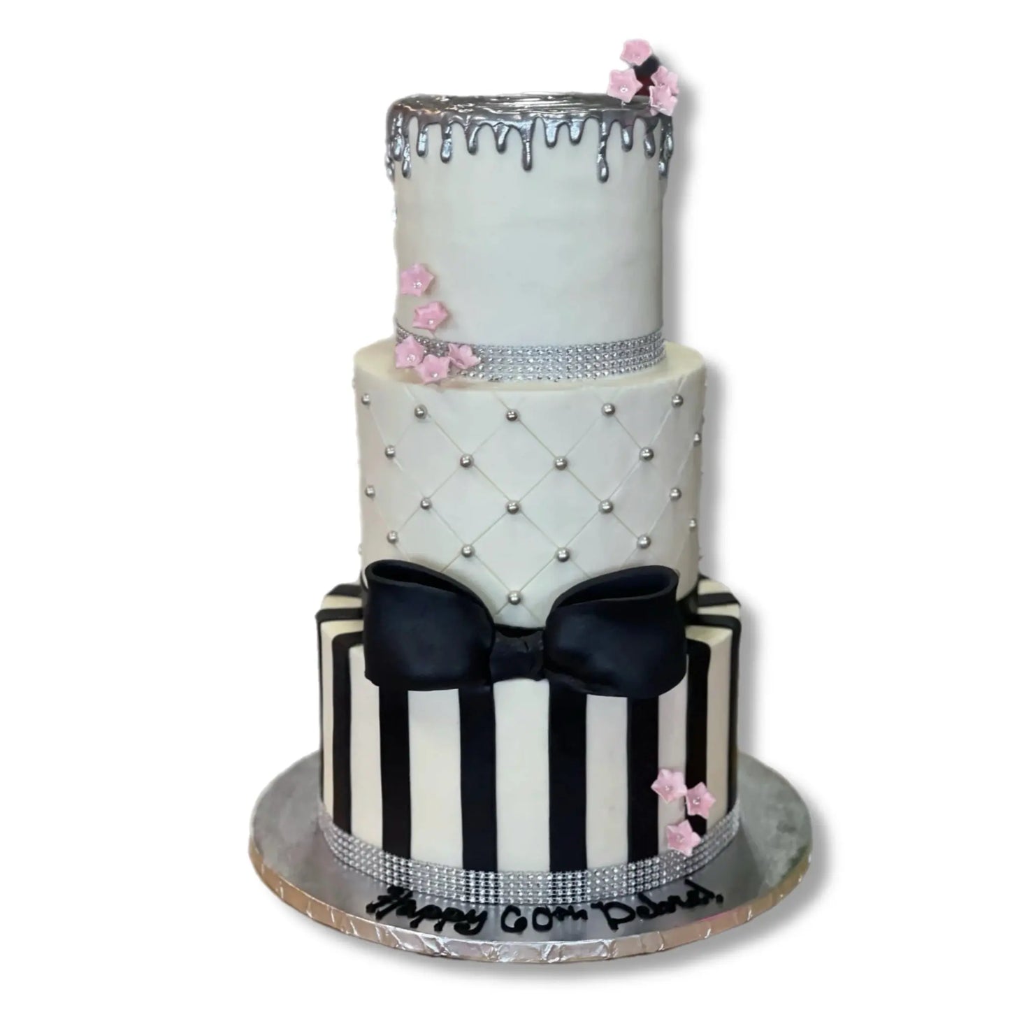 Silver Bling Design Birthday That's The Cake Bakery