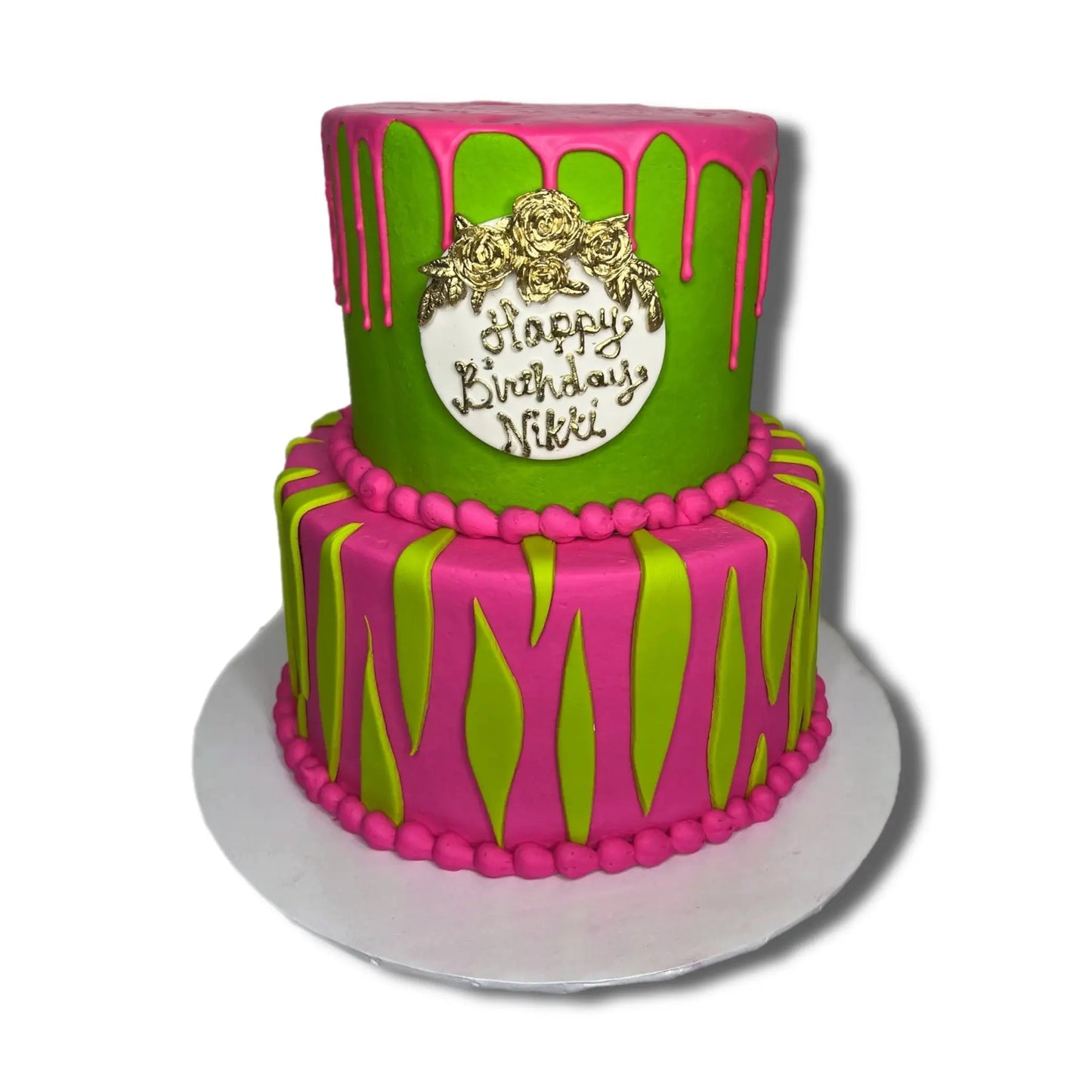 Neon Birthday For Her That's The Cake Bakery