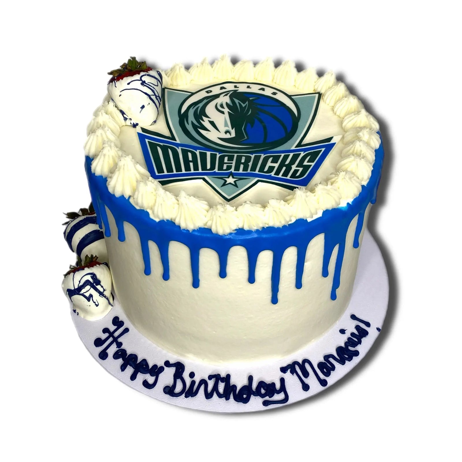 Dallas Mav’s Drip Cake That's The Cake Bakery