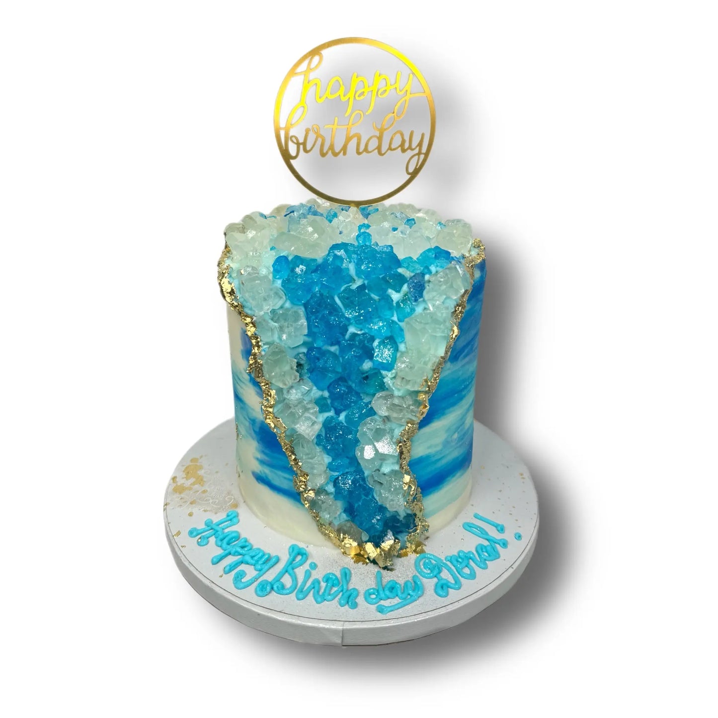 Geode Marbled Cake That's The Cake Bakery