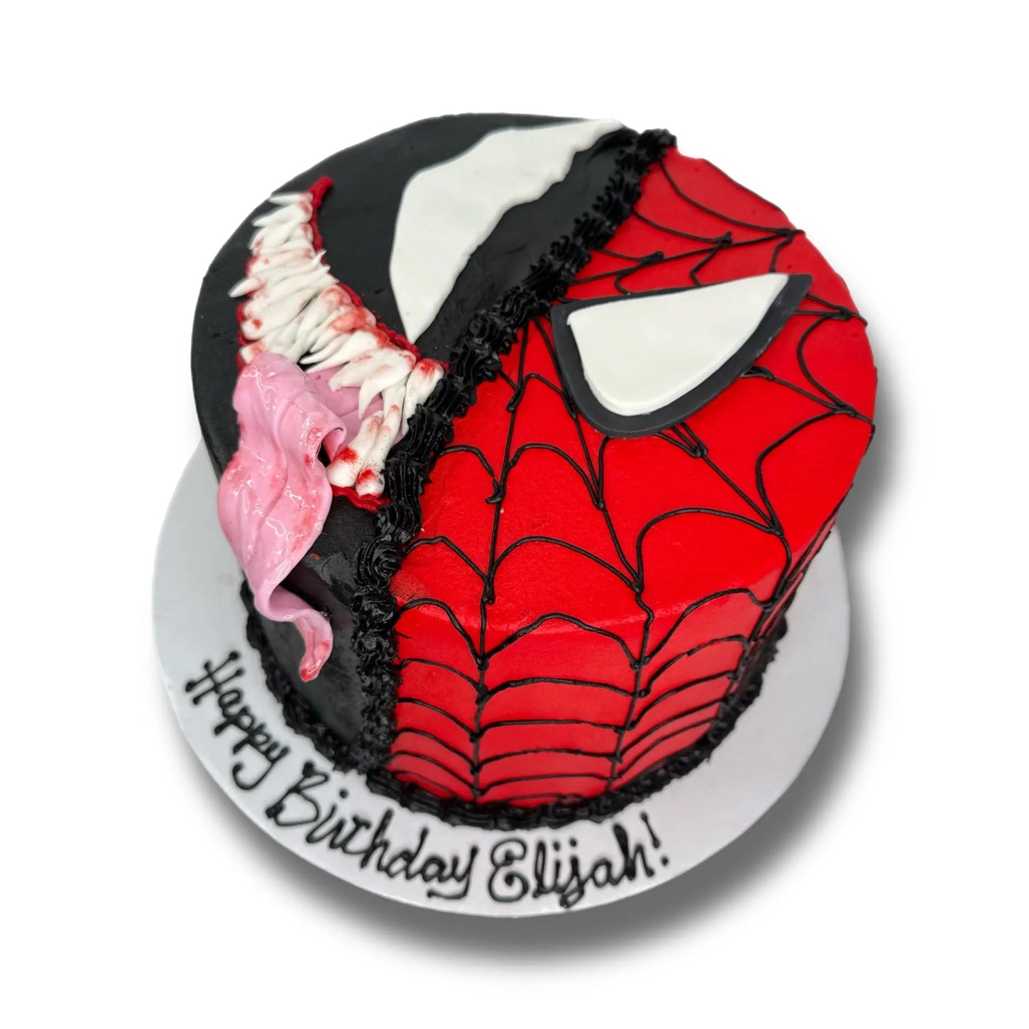 Spiderman Venom Split Cake That's The Cake Bakery