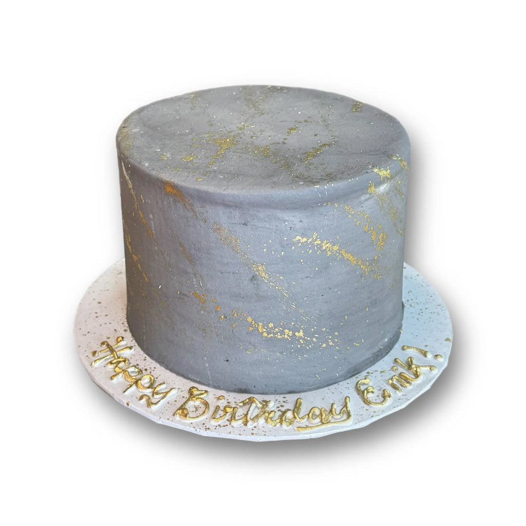 Metallic Splatter Cake That's The Cake Bakery