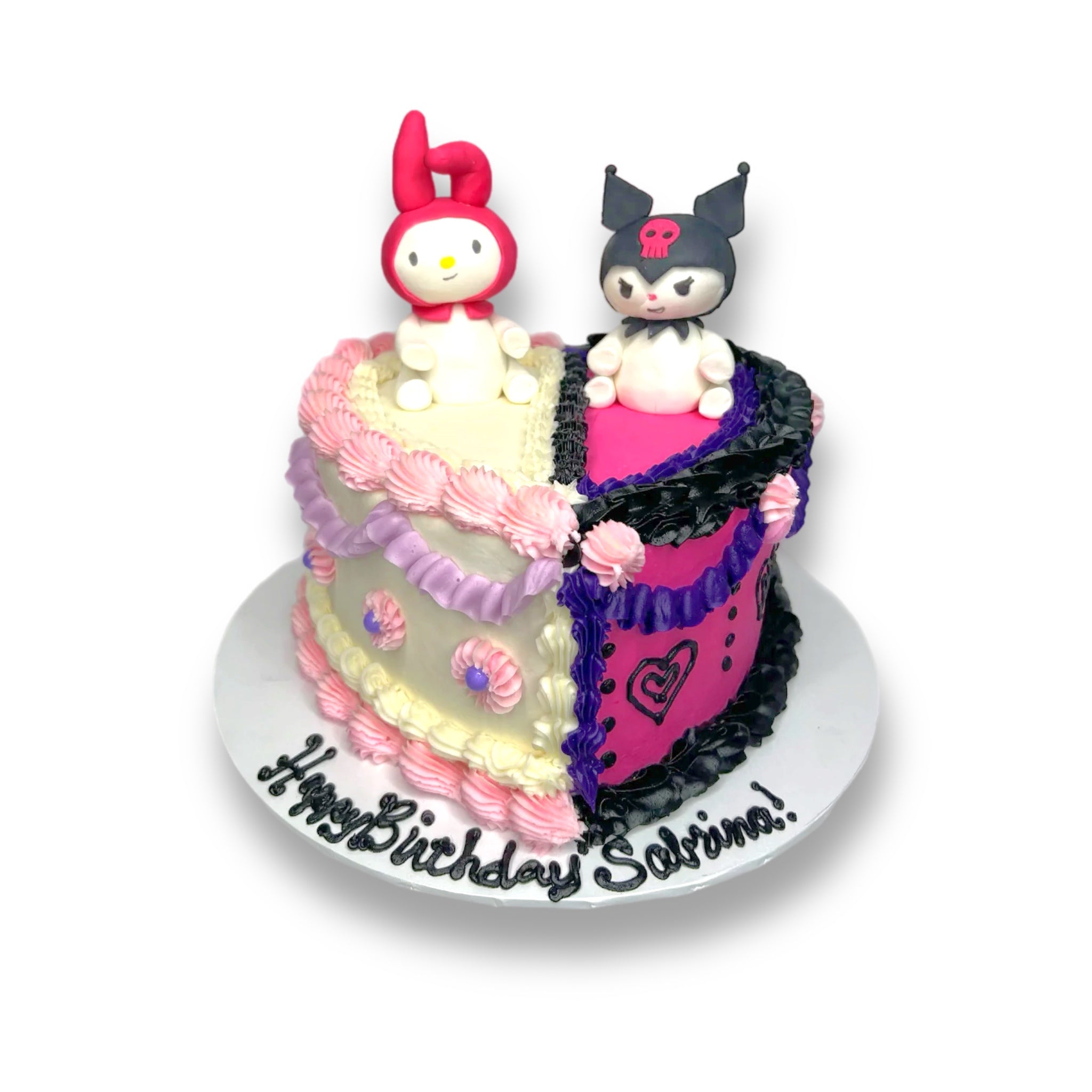 Kuromi Heart Cake