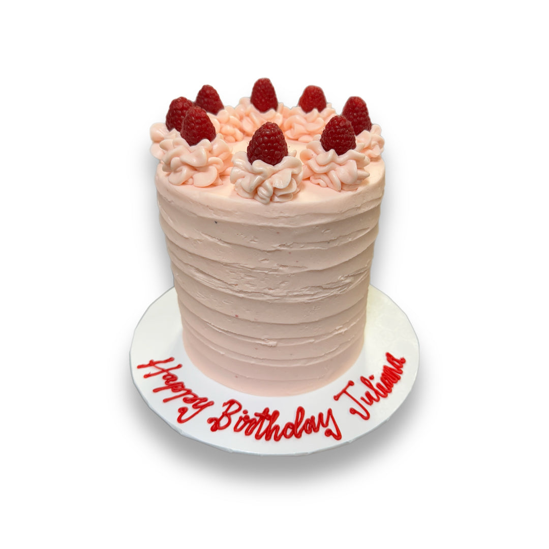 White Chocolate Raspberry Cake