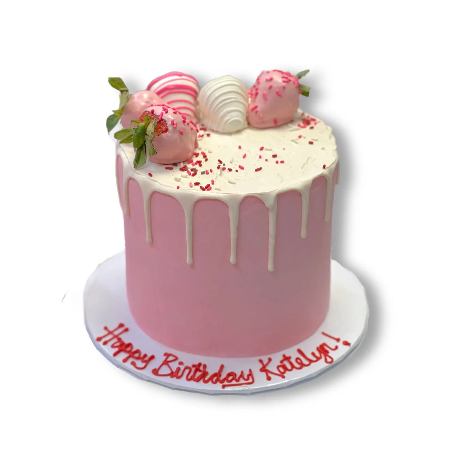 Pink Strawberries That's The Cake Bakery
