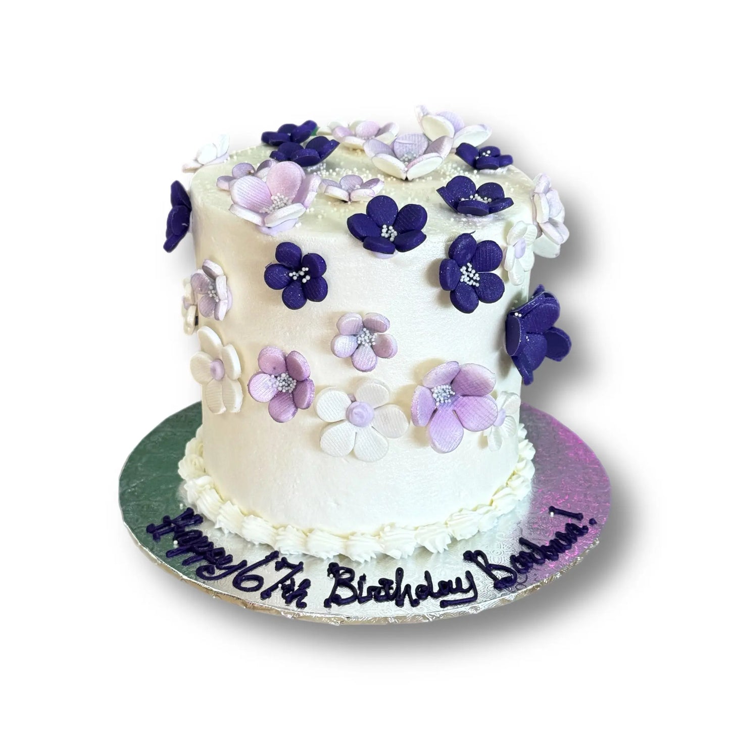 Fondant Flowers Cake That's The Cake Bakery