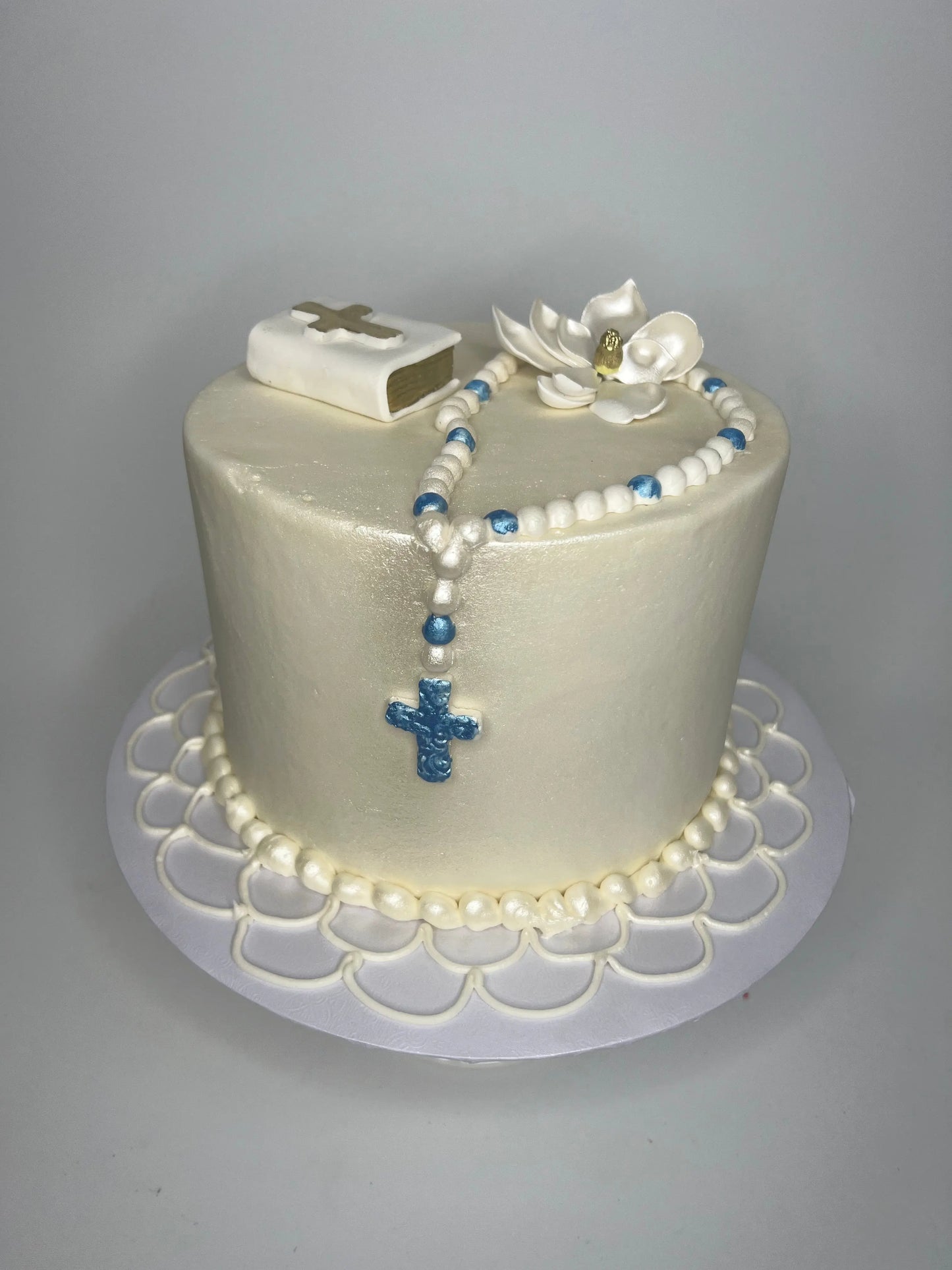 Boy Christening Cake That's The Cake Bakery