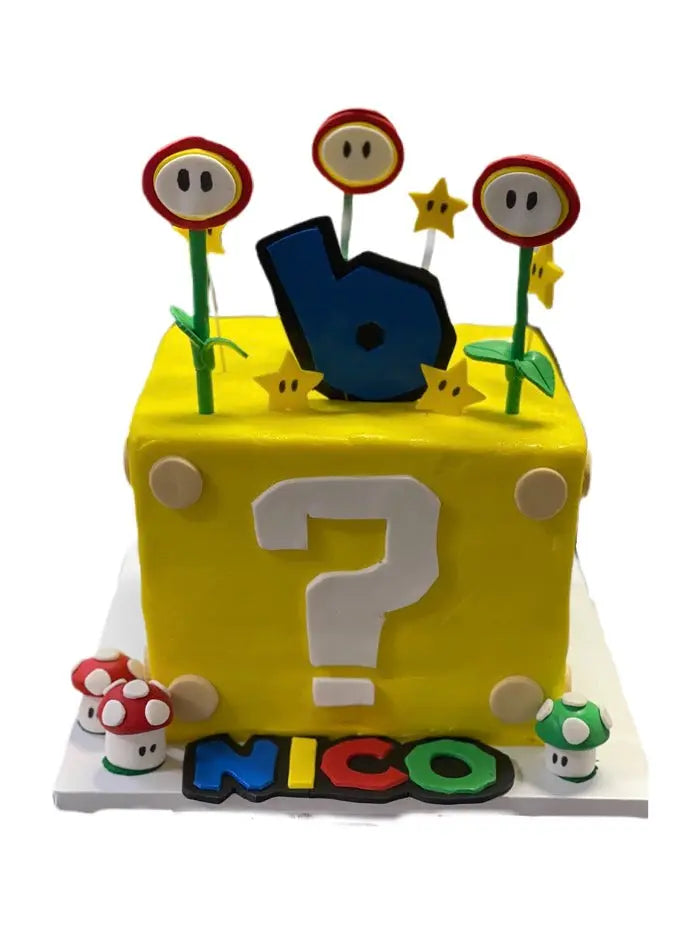 Super Mario Inspired Birthday Cake That's The Cake Bakery